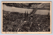 Vintage Postcard Köln aus der Vogelschau German picture