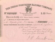 Great Northern Railway Co. - Stock Certificate - Railroad Stocks picture
