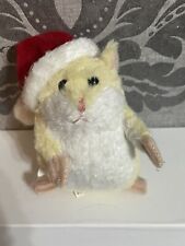 Ganz Holiday Li'l Hamsters Yellow Mini Plush Santa Hat Christmas Stuffed Animal picture
