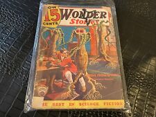 JUNE 1935 Wonder Stories Pulp Magazine - Sci-Fi Alien Monster Cover picture