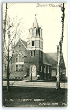 1906 QUAKERTOWN PA FIRST REFORMED CHURCH PHOTOGRAVURE UNDIVIDED POSTCARD P4560 picture