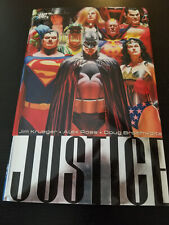 JUSTICE Alex Ross HARDCOVER vol 1 HC used JLA League America DC COMICS oop picture