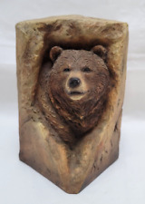MCSI Bear Head Figurine 4x2 Inches Integrity Quality Imagination D Morales 2004 picture