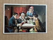 Victorian Trade Card Dr Jayne’s Expectorant Quack Medicine Family Reading Bible picture