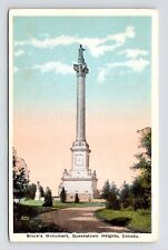 Brocks Monument Queenstown Heights Canada WB Postcard UNP Unused VTG Vintage picture