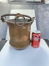 Antique  19 C.  c. Handmade Copper Apple Butter Kettle Cauldron Pot Tub picture