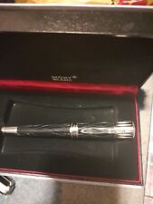 EXCELLENT MONTBLANC  MARK TWAIN  FOUNTAIN  PEN  UNINKED BOX PAPERS M NIB picture