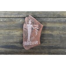 Arizona Rock Magnet Cave Engraving Petroglyph Style Red Clay picture