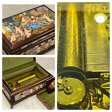 Swiss REUGE 3/72 Capodimonte Jewelry & Music Box ~Tchaikovsky ~ READ, See Video picture
