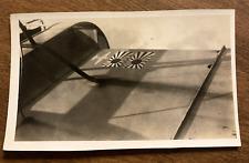Vintage 1940s Aviation Airplane Wing Flying Original Real Old Photo P11c1 picture