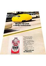 1972 STP Gas Treatment Carburetor  -  Vintage Advertisement Car Print Ad J416 picture