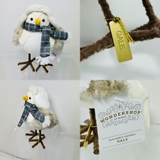Target Wondershop 2021 Christmas Winter Neutral Bird with Trapper Hat Gale NWT picture