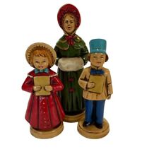 Vintage Carolers Victorian Christmas Family Arnart Japan Composite Figurines picture