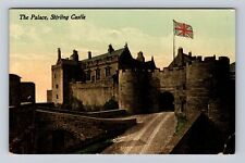 Stirling Scotland, The Palace, Stirling Castle, Vintage Card Souvenir Postcard picture