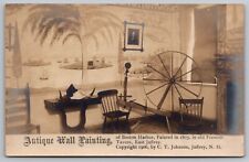 Postcard: Antique Wall Painting, East Jaffrey NH, RPPC, 1906, Unposted picture