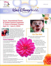 Disney Reservation Center Cast Newsletter Spring 2004, Stitch, Flower & Garden picture