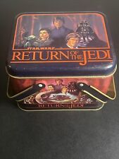 Cheinco Star Wars Return Of The Jedi Metal Tin Lunch Box Vintage 1983 6”x5”x5” picture