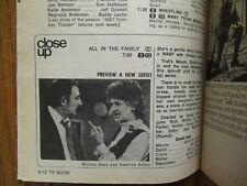 July 8, 1972 TV Guide(MAUDE PREVIEW/BEA ARTHUR/SUSAN SULLIVAN/RICHARD CASTELLANO picture