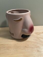 Vintage ENTEX LA Drug Pharmaceutical  Promotional Big Nose Coffee Mug Cup picture