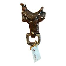 Montana West Painted Cast Iron Horse Saddle Bottle Opener Western Cowboy A97 picture