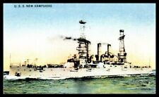 Postcard USS New Hampshire BB25 picture