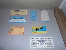 VTG LOT OF 7 BLOTTERS ADVERTISING picture
