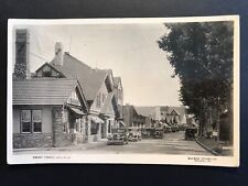 RPPC Postcard Hollister MO c1930s - View of Front Street - Bank of Hollister   picture