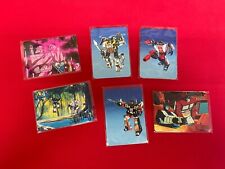 vintage 1985 transformers cards Lot Rare Vintage picture