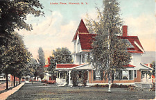 1914? Homes Linden Place Warwick NY post card Orange county picture