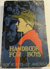 BSA Revised Handbook For Boys 1st Edition 21st Printing 1935 Paperback BS-737 picture
