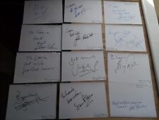 12 x real signed autographs 2006 actors celebrity inc' Kate Binchy, Dara O'Brien picture