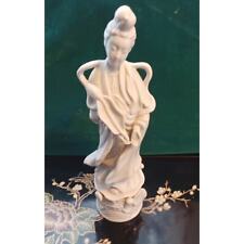 Elegant Vintage Blanc de Chine Guanyin Porcelain Figurine Mother of Mercy Statue picture