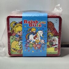 NEW Rainbow Brite red tin lunchbox Remake Retro 40th Anniversary UK exclusive picture
