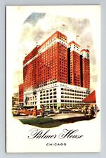 Chicago, IL-Illinois, Palmer House Advertising Antique c1958, Vintage Postcard picture