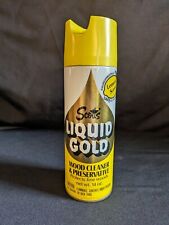 Vintage Scott's Liquid Gold Lemon Scent Cleaner Partially Full Can Movie Prop picture