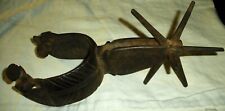 ANTIQUE c. 1770s REVOLUTIONARY WAR SPANISH COLONIAL FORGED IRON SPUR tuvi picture