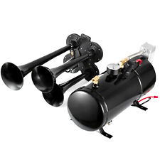Train Horn Kit with 150 PSI Air Compressor 150DB 4 Trumpet For Car Truck Train picture