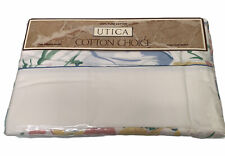 Utica Floral Cotton Choice Samoa Twin Flat Sheet New In Package RARE picture