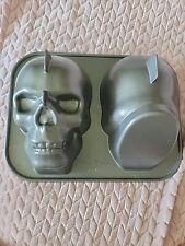 NORDIC WARE 3D Skull Cake Pan Mold 9 Cups/2.1 Liters Halloween Spooky Baking picture