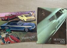 Original 1967 & 1968 Ford Mustang Sales Brochures  picture