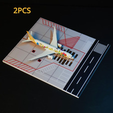 2pcs 1:400 Scale Aircraft Model Display Parking Lot Finished PVC Frosted Floor picture