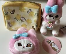 New mofusand x Sanrio Characters Plush doll  My Melody Keychain Coin Cosmetic picture