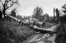 WWII B&W Photo German  Luftwaffe Ju87 Stuka Crash  WW2 World War Two  / 6033 picture
