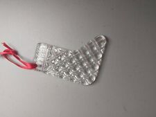 Waterford Crystal Christmas Ornament Stocking 1992 picture