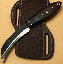 AB 8.5''  Hand Forged High Carbon Steel Blade Hunting Knife Walnut Wood Handle picture
