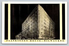 Plankinton House Hotel Urban Milwaukee Vintage Advertising Postcard picture