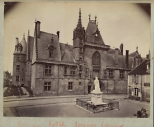 France, Bourges, Palais Jacques Coeur vintage albumen print albumin print  picture