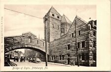 Vtg Pittsburgh Pennsylvania PA Bridge of Sighs pre-1906 Unused Postcard picture