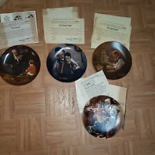 LOT OF 4 Norman Rockwell HERITAGE COLLECTION Collectors Plates picture
