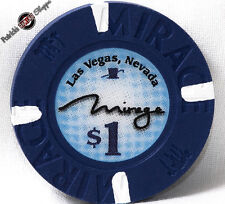 $1 ONE DOLLAR POKER GAMING CHIP THE MIRAGE HOTEL CASINO LAS VEGAS NEVADA 2009 picture
